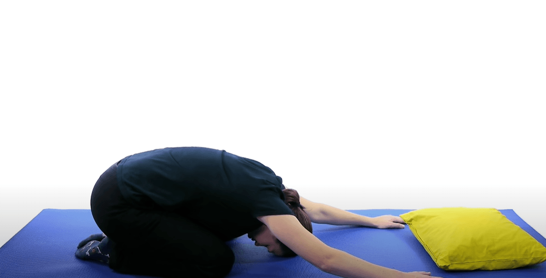Swedish-Massage a woman is exercising
